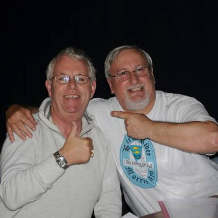Me and John (Right)